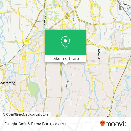 Delight Cafe & Fame Butik, Jalan Kemang Raya 9 Pela Mampang Jakarta 12730 map