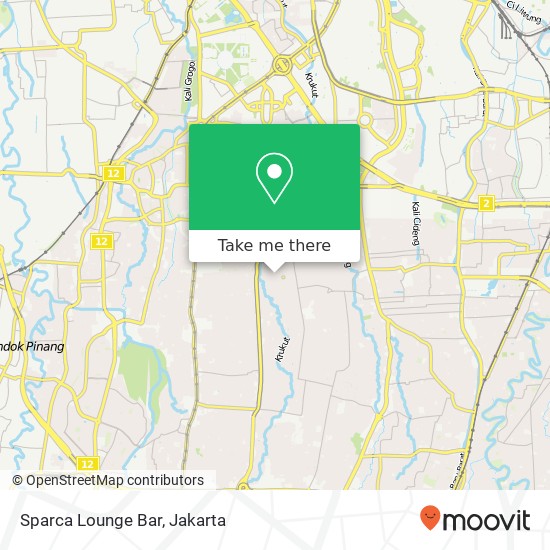 Sparca Lounge Bar map