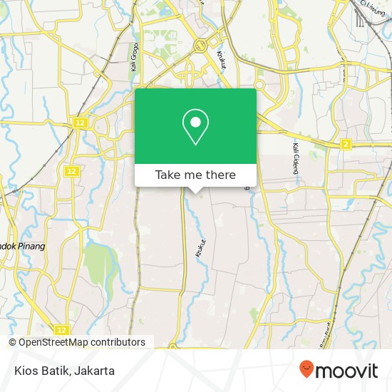 Kios Batik, Jalan Kemang Raya Mampang Prapatan Jakarta 12730 map