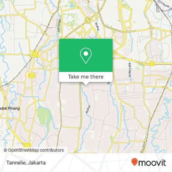 Tannelie, Jalan Kemang Raya Mampang Prapatan Jakarta 12730 map