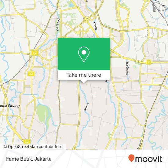 Fame Butik, Jalan Kemang Raya Mampang Prapatan Jakarta 12730 map