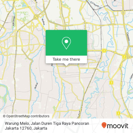 Warung Melo, Jalan Duren Tiga Raya Pancoran Jakarta 12760 map