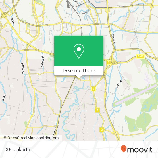 X8, Pancoran Jakarta 12750 map