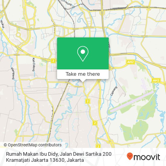 Rumah Makan Ibu Didy, Jalan Dewi Sartika 200 Kramatjati Jakarta 13630 map