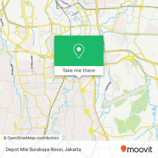 Depot Mie Surabaya Rossi, Jalan Dewi Sartika Kramatjati Jakarta 13630 map