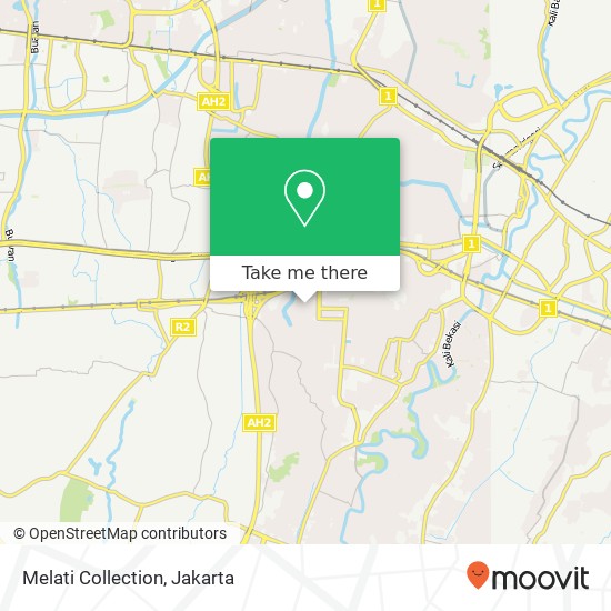 Melati Collection, Jalan Nakula Raya Bekasi Selatan Bekasi 17146 map