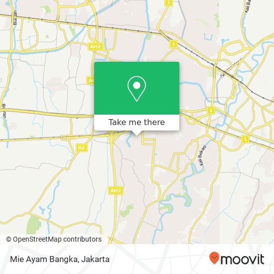 Mie Ayam Bangka, Jalan Nabula Raya Bekasi Selatan Bekasi 17146 map