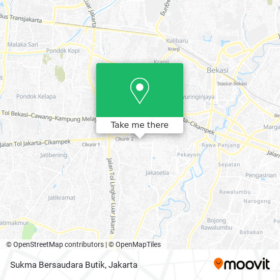 Sukma Bersaudara Butik map