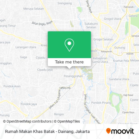 Rumah Makan Khas Batak - Dainang map