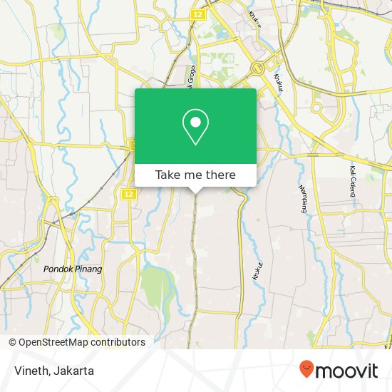 Vineth, Jalan Panglima Polim Raya Kebayoran Baru Jakarta 12160 map