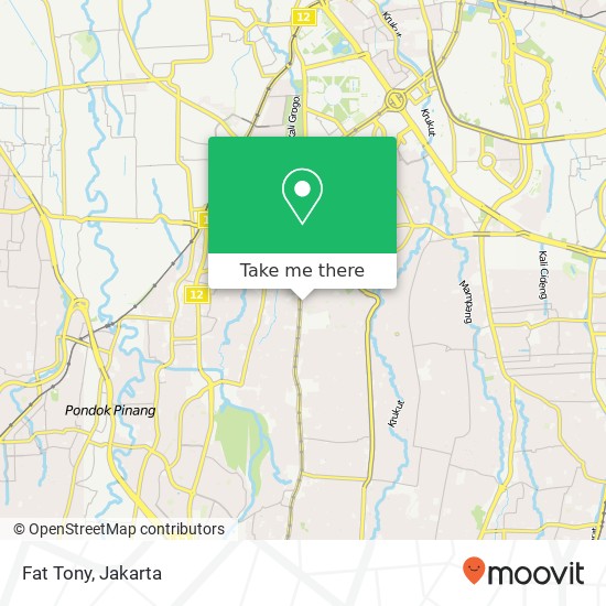 Fat Tony, Jalan Panglima Polim V Kebayoran Baru Jakarta Selatan 12160 map