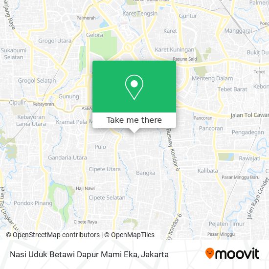 Nasi Uduk Betawi Dapur Mami Eka map