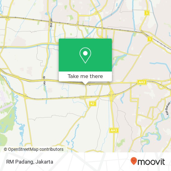 RM Padang, Jalan 15 Pondok Gede Bekasi 13450 map