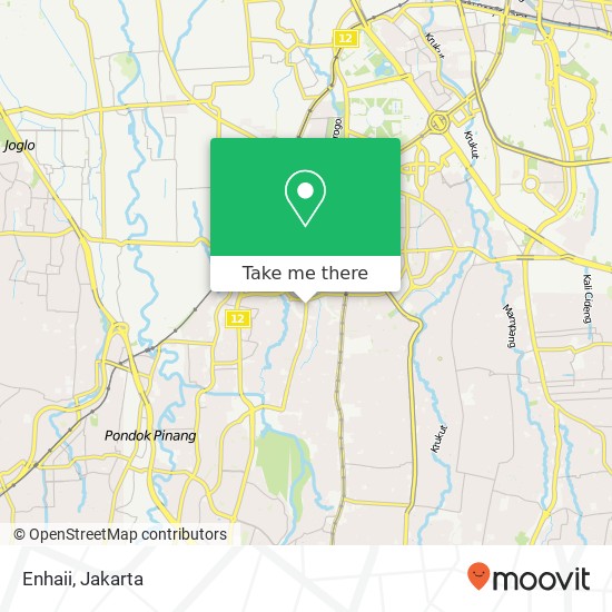 Enhaii, Jalan Kh. Achmad Dahlan Kebayoran Baru Jakarta 12130 map