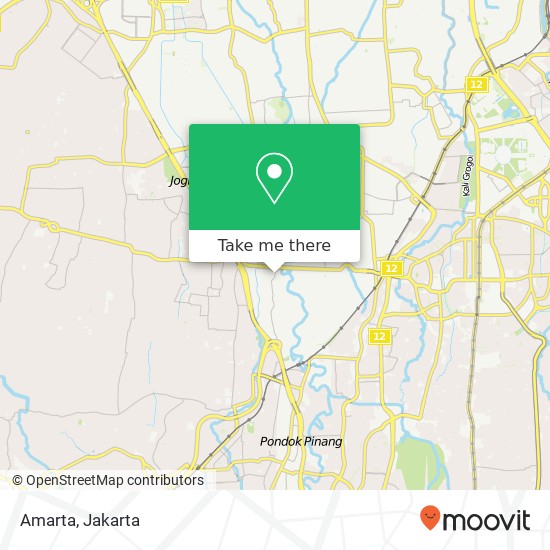 Amarta, Jalan Ulujami Raya Pesanggrahan Jakarta 12250 map