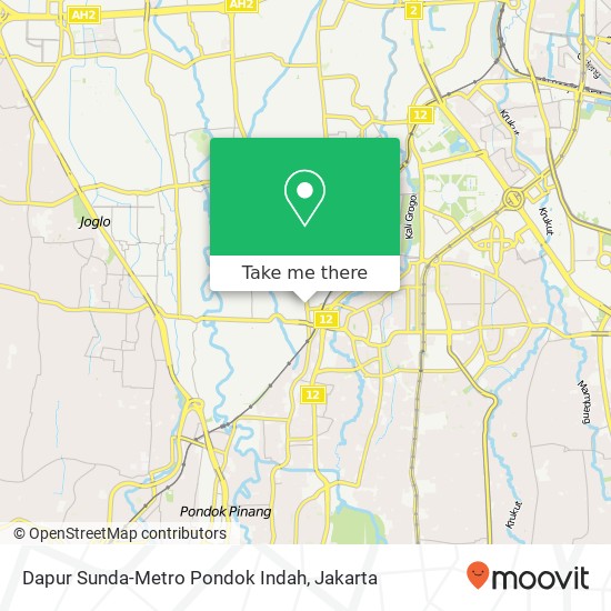 Dapur Sunda-Metro Pondok Indah, Jalan Kebayoran Lama Kebayoran Lama Jakarta Selatan 12230 map