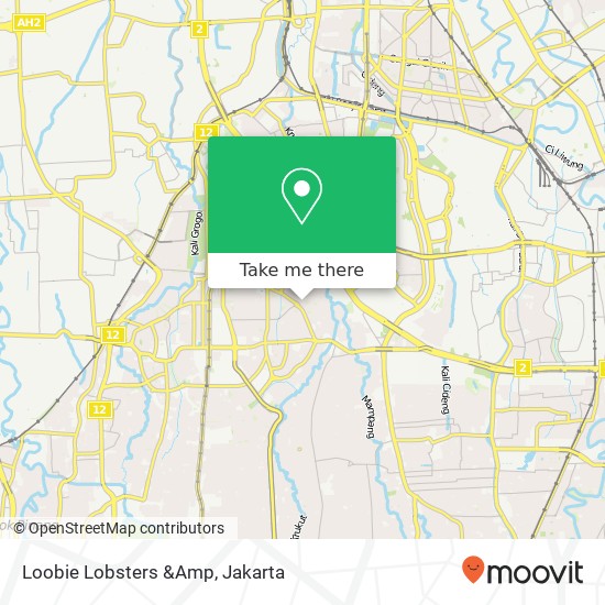 Loobie Lobsters &Amp, Jalan Bakti 15 Kebayoran Baru Jakarta map