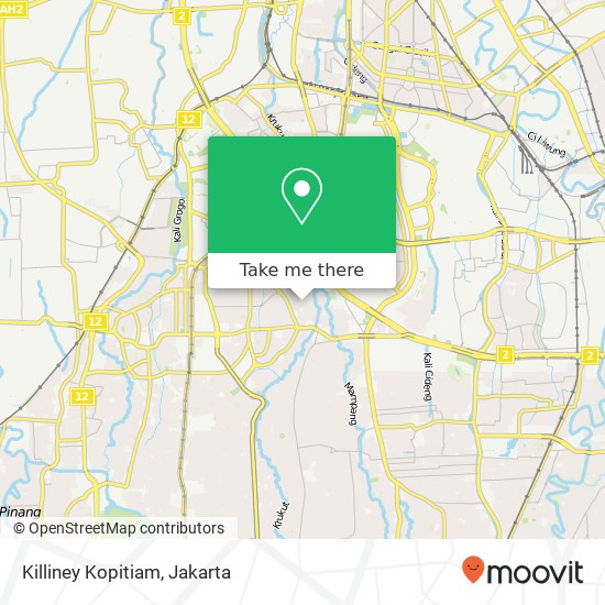 Killiney Kopitiam, Jalan Senayan Kebayoran Baru Jakarta Selatan 12180 map