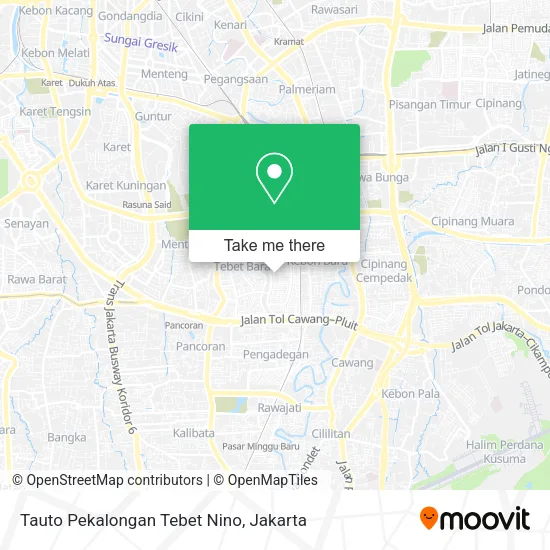 Tauto Pekalongan Tebet Nino map