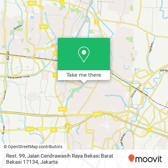 Rest. 99, Jalan Cendrawasih Raya Bekasi Barat Bekasi 17134 map