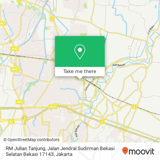 RM Julian Tanjung, Jalan Jendral Sudirman Bekasi Selatan Bekasi 17143 map