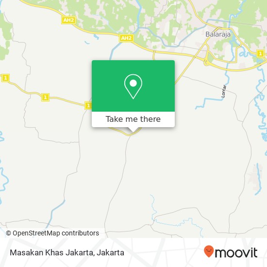 Masakan Khas Jakarta, Jalan Raya Serang Balaraja 15616 map