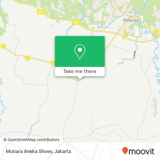 Mutiara Aneka Shoes, Jalan Raya Serang Balaraja 15616 map