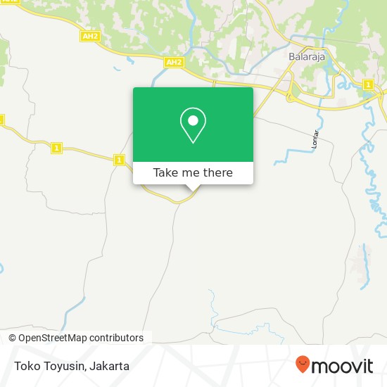 Toko Toyusin, Jalan Raya Serang Balaraja Tangerang map