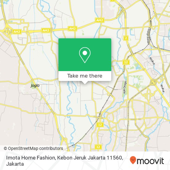 Imota Home Fashion, Kebon Jeruk Jakarta 11560 map