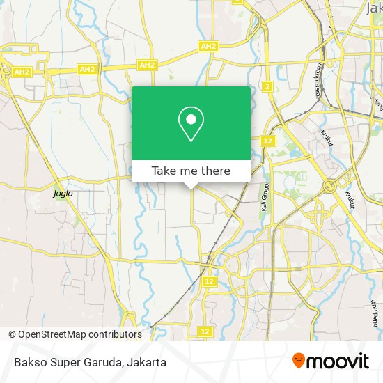 Bakso Super Garuda map