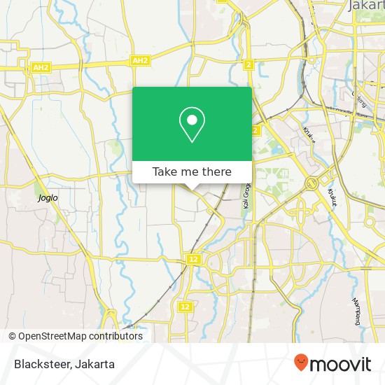 Blacksteer, Jalan Letjen Soepono Kebayoran Lama Jakarta 12210 map