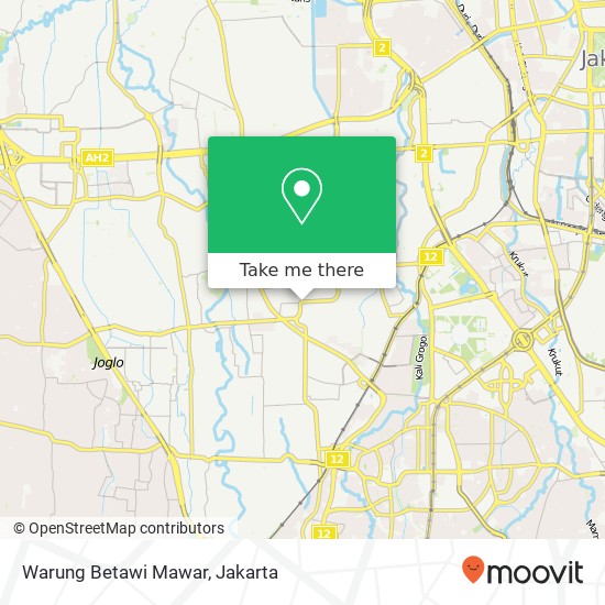 Warung Betawi Mawar, Jalan Kebayoran Lama Kebayoran Lama Jakarta 12210 map