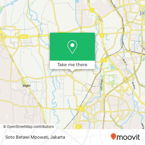 Soto Betawi Mpowati, Jalan Kebayoran Lama Kebayoran Lama Jakarta 12210 map