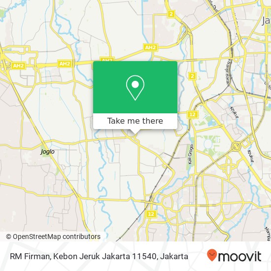 RM Firman, Kebon Jeruk Jakarta 11540 map