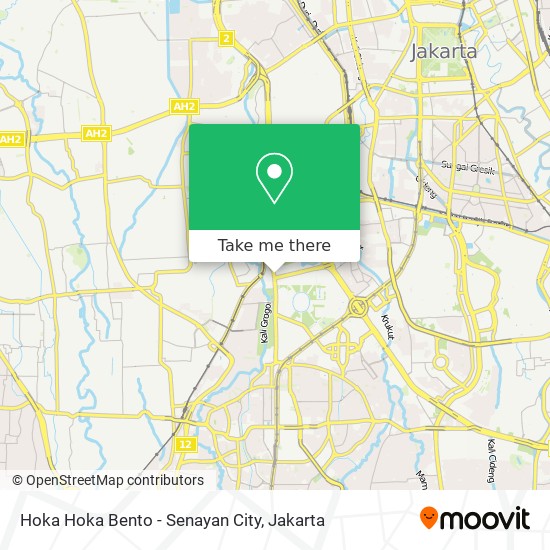 Hoka Hoka Bento - Senayan City map