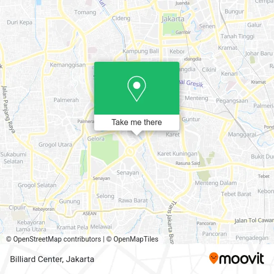 Billiard Center map