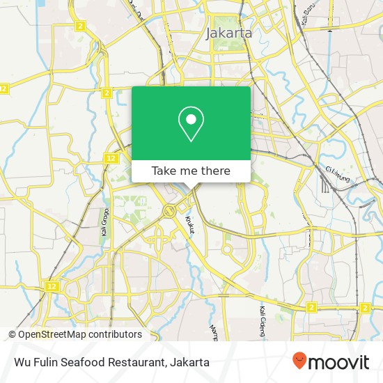 Wu Fulin Seafood Restaurant, Tanah Abang Jakarta 10220 map