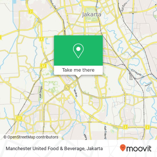 Manchester United Food & Beverage, Jalan Jend. Sudirman Setiabudi Jakarta 12920 map