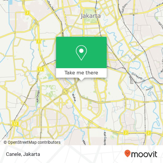 Canele, Jalan Komando Raya Setiabudi Jakarta 12920 map