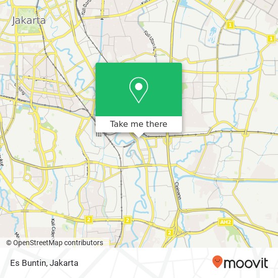 Es Buntin, Jalan Pasar Utara Jatinegara Jakarta Timur 13310 map