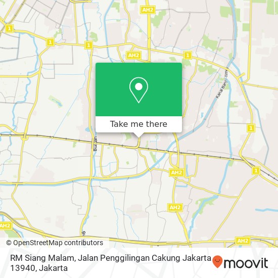 RM Siang Malam, Jalan Penggilingan Cakung Jakarta 13940 map