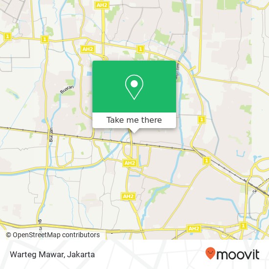 Warteg Mawar, Jalan Pulogebang Cakung Jakarta 13950 map