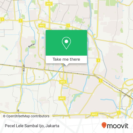 Pecel Lele Sambal Ijo, Jalan Pulogebang Cakung Jakarta 13950 map