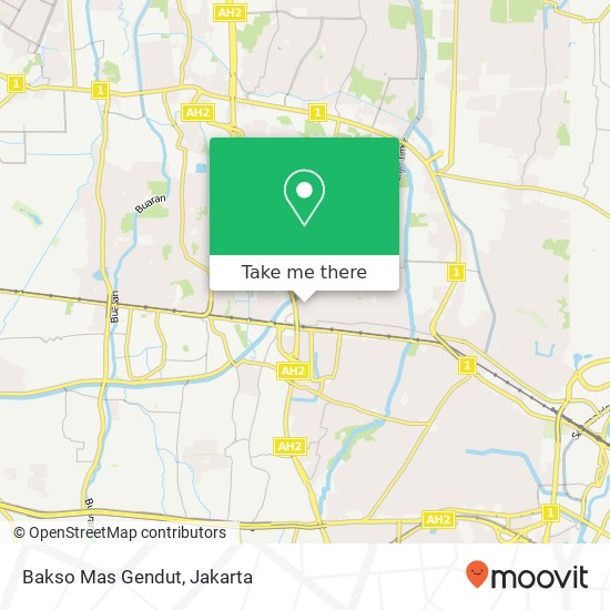 Bakso Mas Gendut, Jalan Pulogebang Cakung Jakarta 13950 map