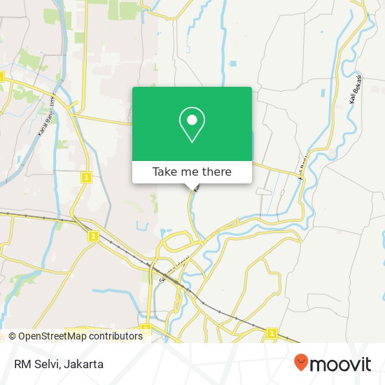 RM Selvi, Jalan K. H. Muchtar Tabrani Bekasi Utara Bekasi 17122 map