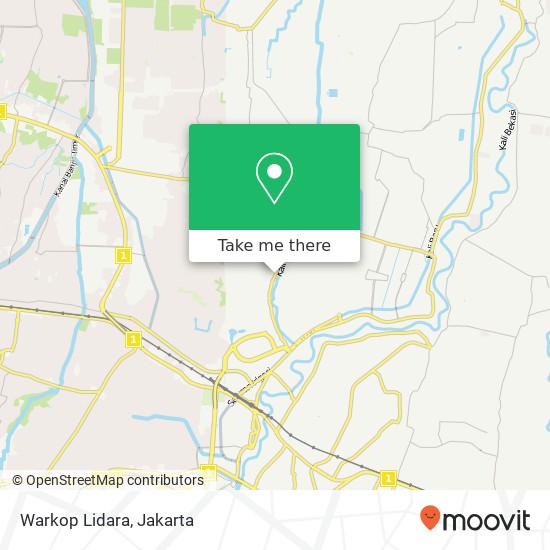 Warkop Lidara, Jalan K. H. Muchtar Tabrani Bekasi Utara Bekasi 17122 map