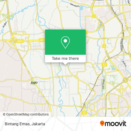 Bintang Emas map