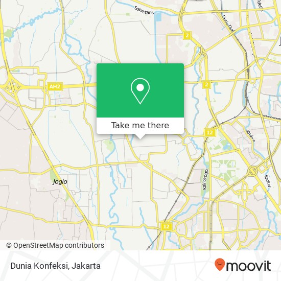 Dunia Konfeksi, Jalan Nuh Kebon Jeruk Jakarta 11540 map