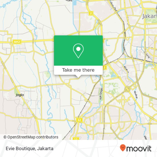 Evie Boutique, Jalan Kebayoran Lama Kebayoran Lama Jakarta 12210 map