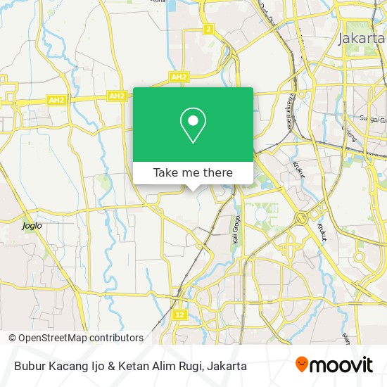 Bubur Kacang Ijo & Ketan Alim Rugi map